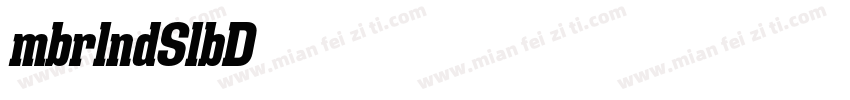 Umberland Slab D字体转换